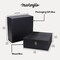 MakerFlo Large Pine Wood Memory Box with Black Felt Inside and Hinged with Clasp of Front, Keepsake Wooden Box Ideal for Craft and Personalization (Laser Engraving, Epoxy, UV DTF, and Vinyl)